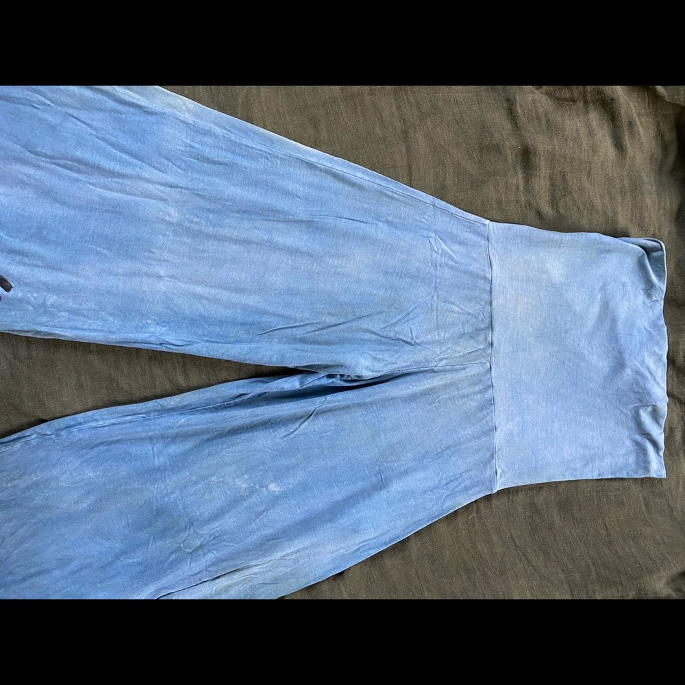 Indigo Luna Flares // home dyed with Indigo & Marigold